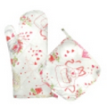 Hearty Garden Oven Mitt & Pot Holder Set